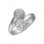  Серебряное кольцо с кристаллами SWAROVSKI 912010009
